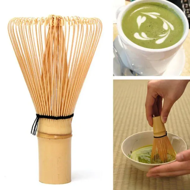 Bamboo whisk for Japanese tea matcha - practical helper in preparation