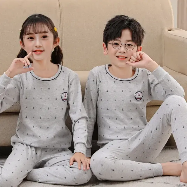 Children's pajamas with long sleeves for boys and girls