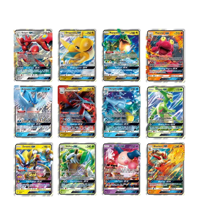 Gyűjthető fényes Pokémon kártyák - 20/50/60 db