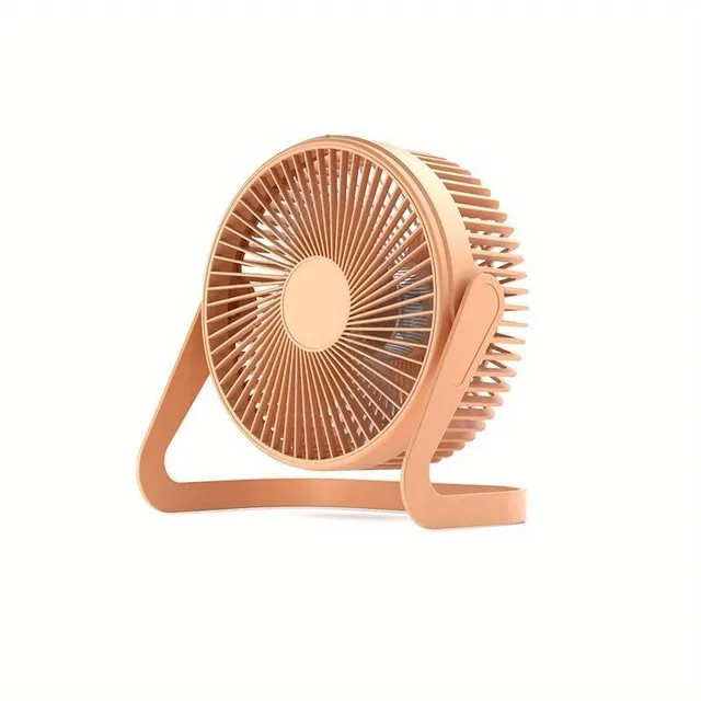 Compact USB table fan for cool breeze - quiet and adjustable