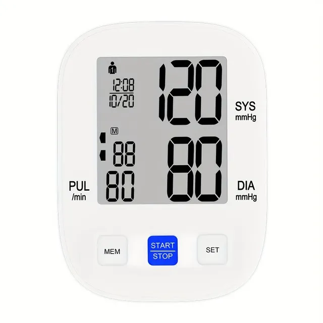 Home electronic pressure gauge with digital display for personal care