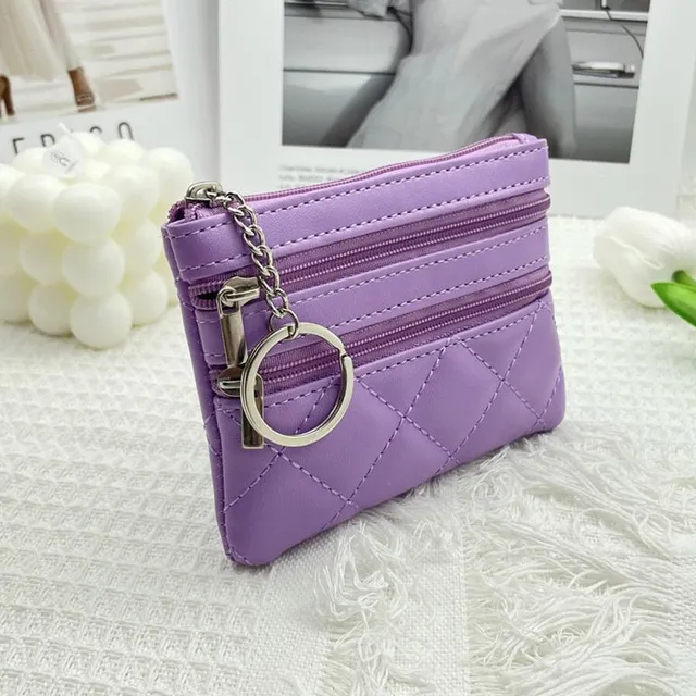 Pochette colorată din piele ecologică pentru chei Chester