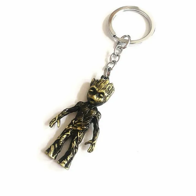 Stylish keyring in Groot - two colours