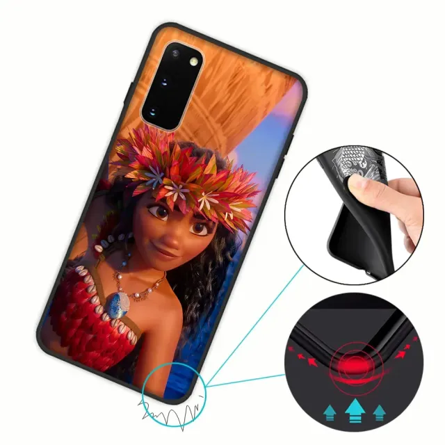 Stylish cover for Samsung phones with Moana's favorite fairy tale themes - Brave Vaiana