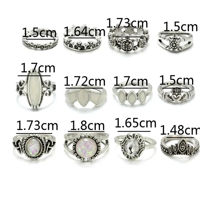 Set of beautiful rings