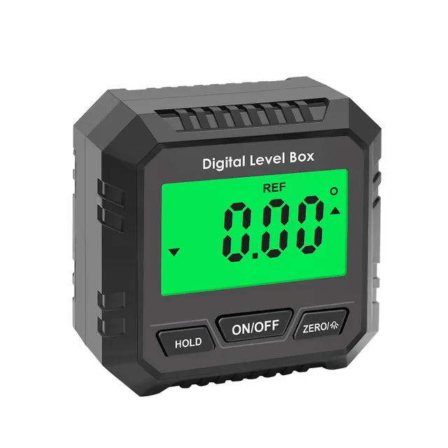 Digital Angle Finder, Backlight Lcd Digital Angle Gauge Protractor Inclinometer Be-vel Box, Magnetic Base, 4 Of 90 Degree Finder Angle Tool