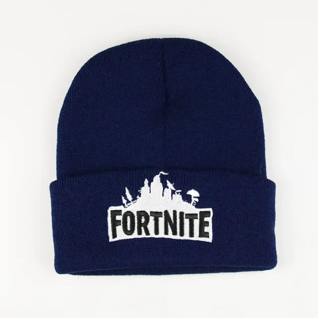 Unisex pletená čepice s nápisem ze hry Fortnite