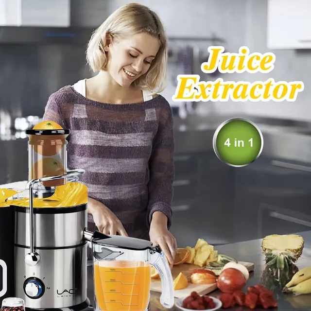 Homemade professional juicer 4v1 made of stainless steel - Pure juice without pulp