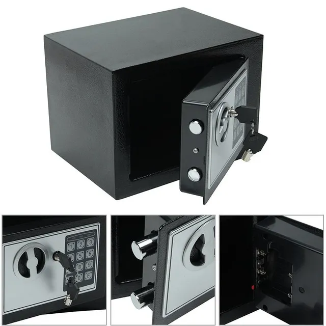 Digital security mini steel safe