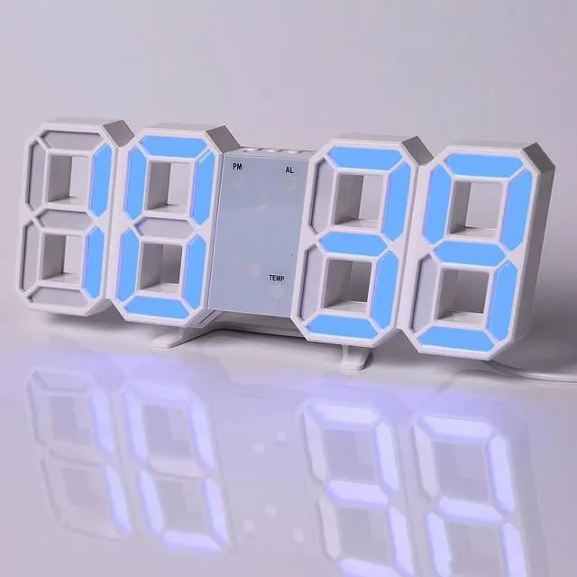 Wall mounted LED digital clock