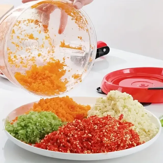 1pcs, Mill To Meat, Chopper Vegetables, Multifunctional Squeeze To Garlic, Chopper Vegetables, Creative Crusher Fruit, Squeeze To Meat, Hand Chopper Food, Kitchen utensils, Kitchen Aids