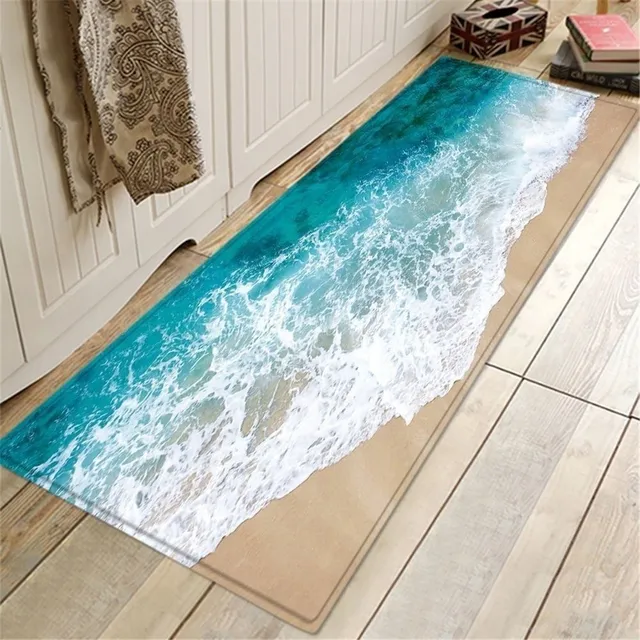 Anti-slip bathroom mat
