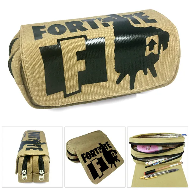 Large capacity school kit case with Fortnite print As show4
