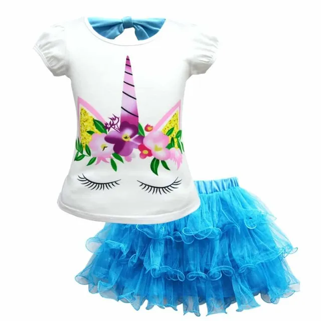 Girl's summer set © Tutu skirt, T-shirt