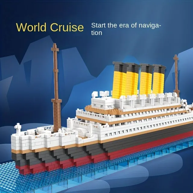 Lodní model Titaniku Mini stavebnice DIY