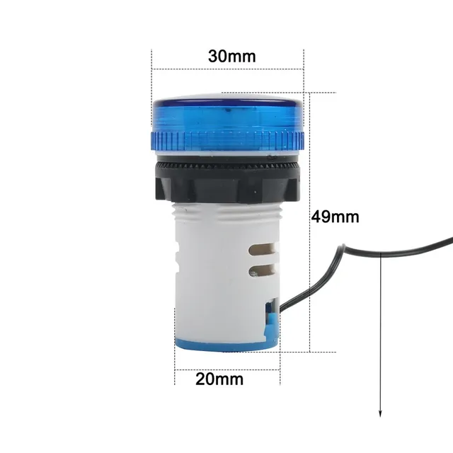 Mini termometru digital LED din plastic