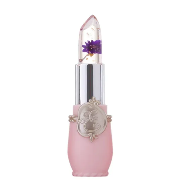 Transparent lip gloss - floral lipstick