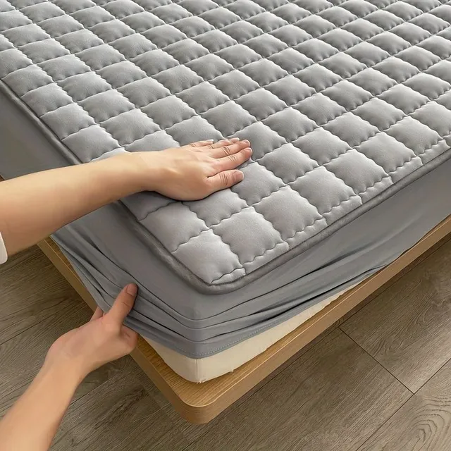 1ks Nepromokavitelný chránič matrace se vzorem - měkký a pohodlný