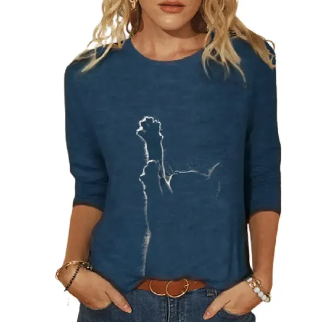 T-shirts with long sleeve for women, Slim Fit