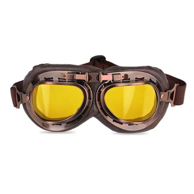 Vintage motorcycle glasses