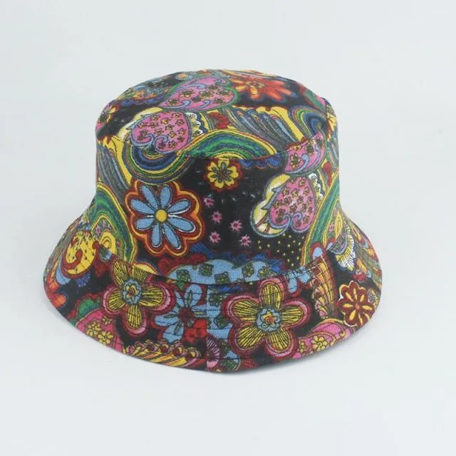 Štýlové obojstranné letné klobúky - viac farieb