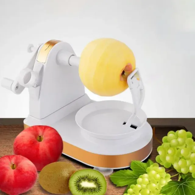 Practical helper for peeling apples - non-chain peeler, more color variants