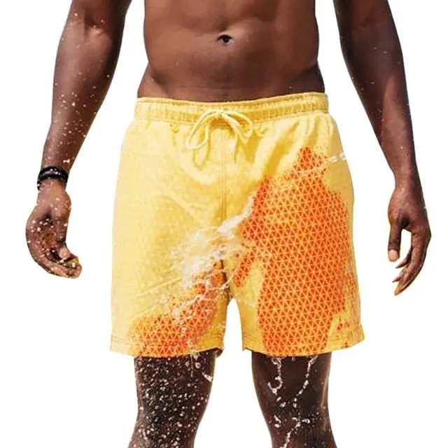 Men's modern colour changing swimwear