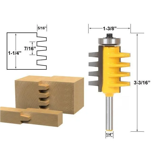 Milling bit for finger joints