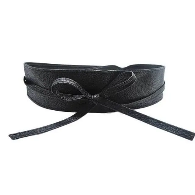 Stylish wide tie belt - 6 colours