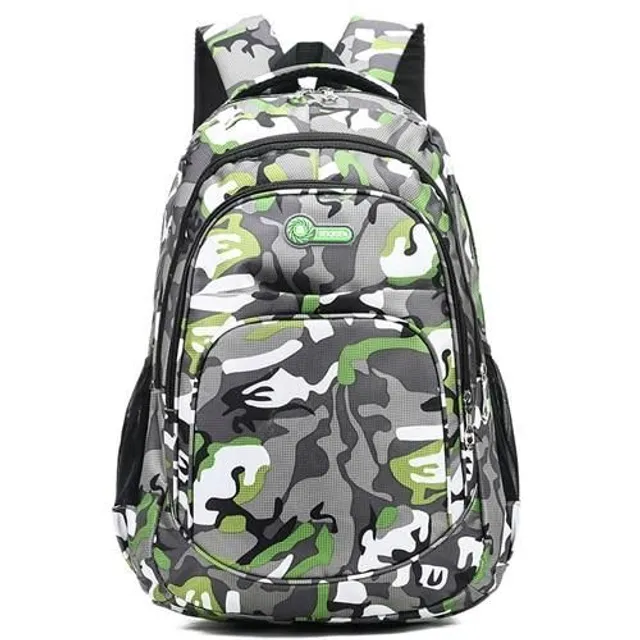 Quality school backpack l-blue