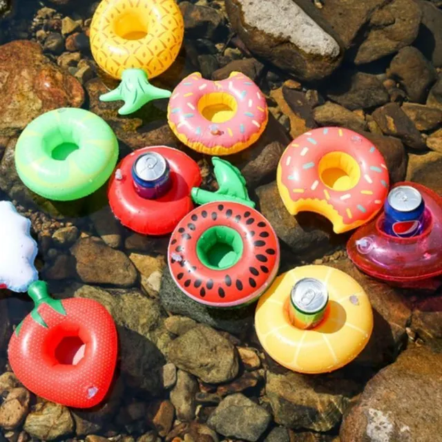 Inflatable drink holder - various motifs