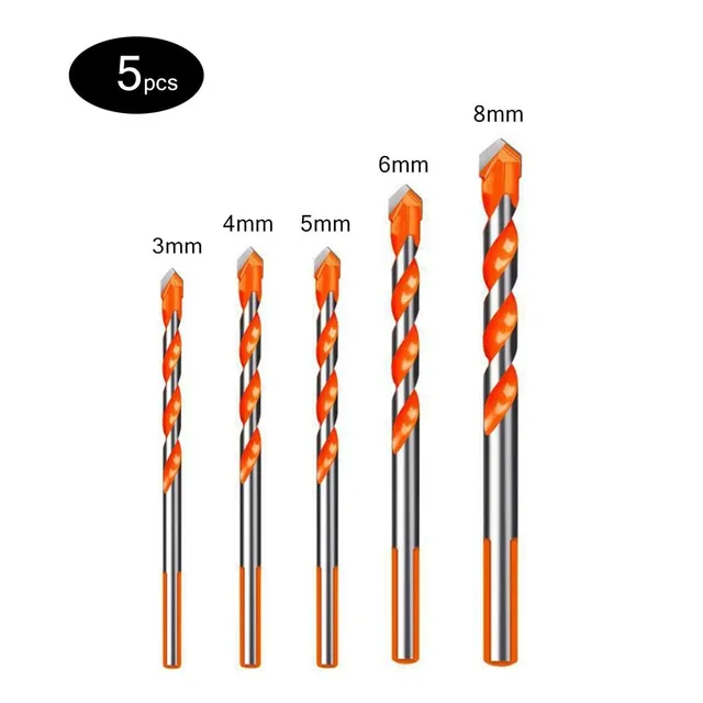 3-12 mm High quality professional multifunctional drill sets for drilling ceramic tiles, concrete, walls, metal and wood.