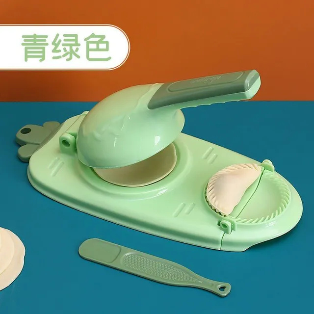 DIY Dumplings Maker Dough Pressing Tool Handmade Packaging Plastic Mold Making Dumpling Skin Artifact Dough Press Kitchen Accessories