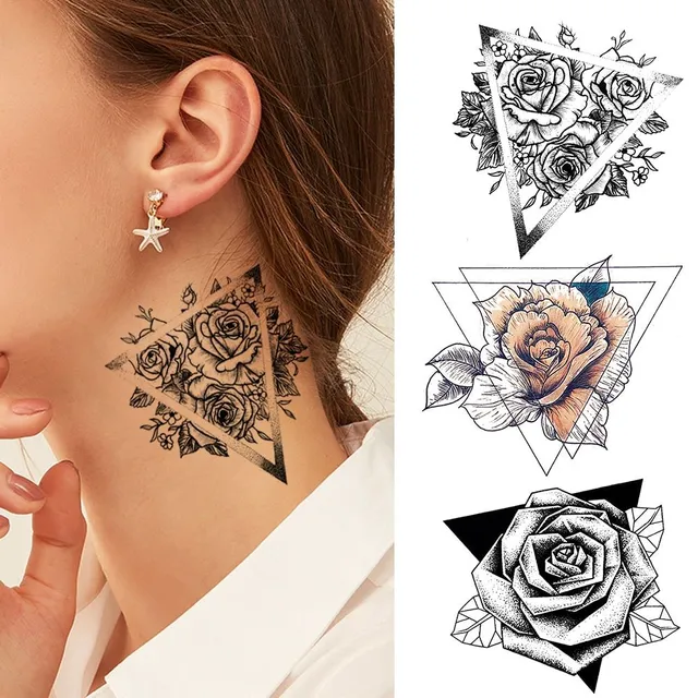 Beautiful color temporary tattoo DMZ024