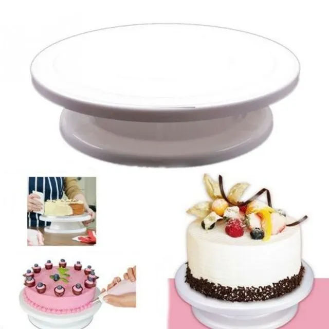 Rotating cake stand