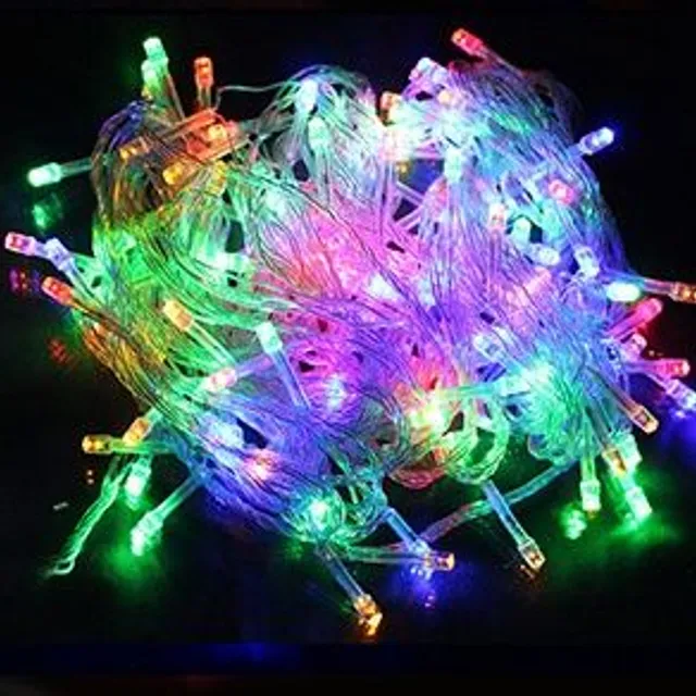 Łańcuch oświetlenia LED w kilku kolorach