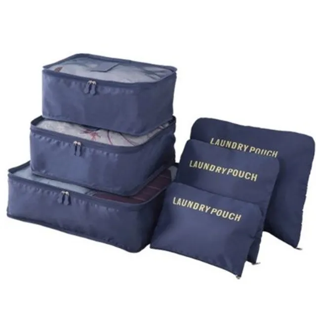 Travel suitcase organisers - 6 pcs