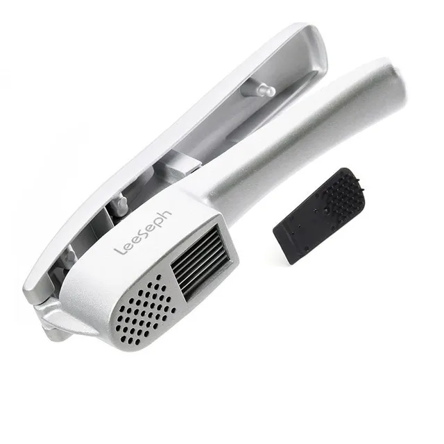 Garlic press and slicer