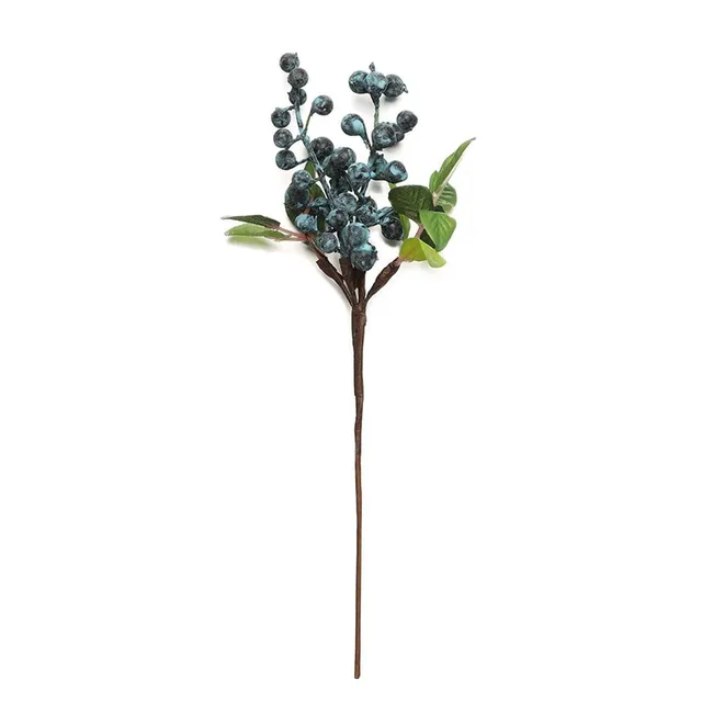 Easter decorative branch with artificial coloured eggs