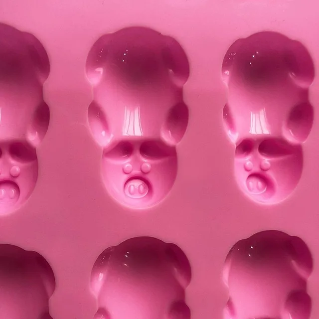 Silicone mould of piggy bank