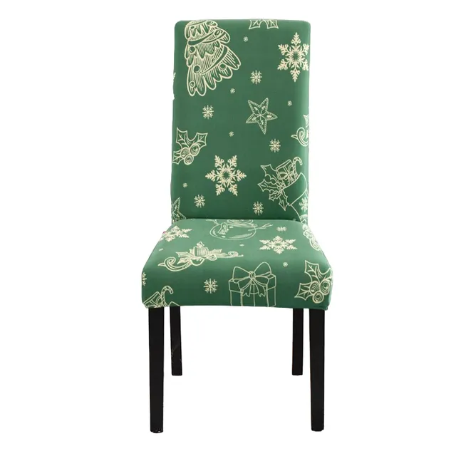 Christmas cover on chair Z329