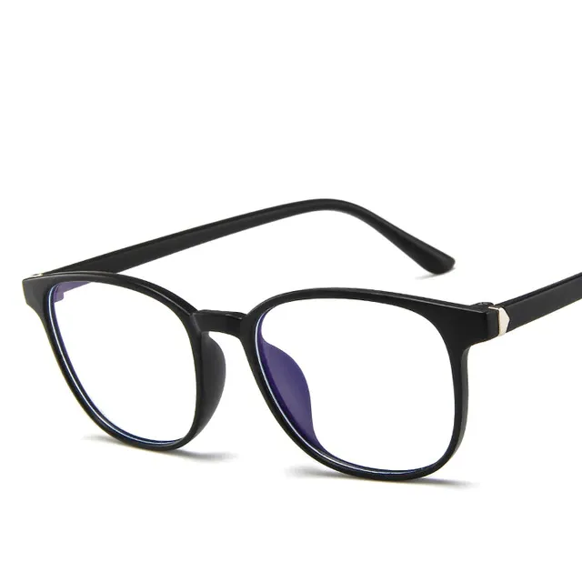 Stylowe okulary kolorowe bez dioptrii przeciw niebieskiemu światłu