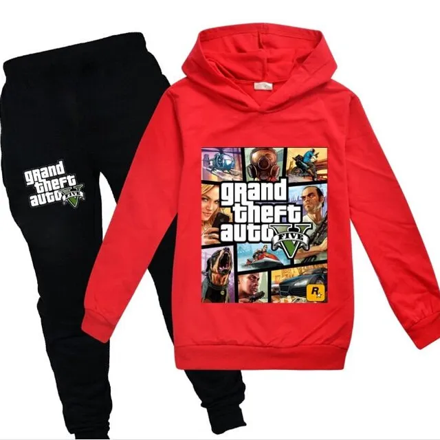 Set trening pentru copii cu design cool GTA 5