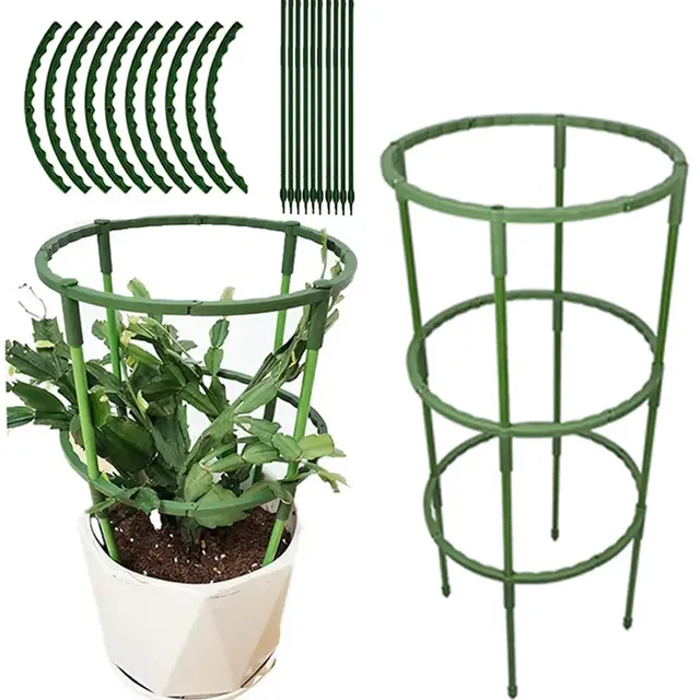 Plastic support for plants - semi-circular frame