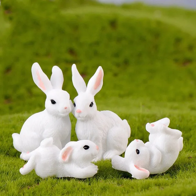 Urocza dekoracja wielkanocna z motywem dla królików