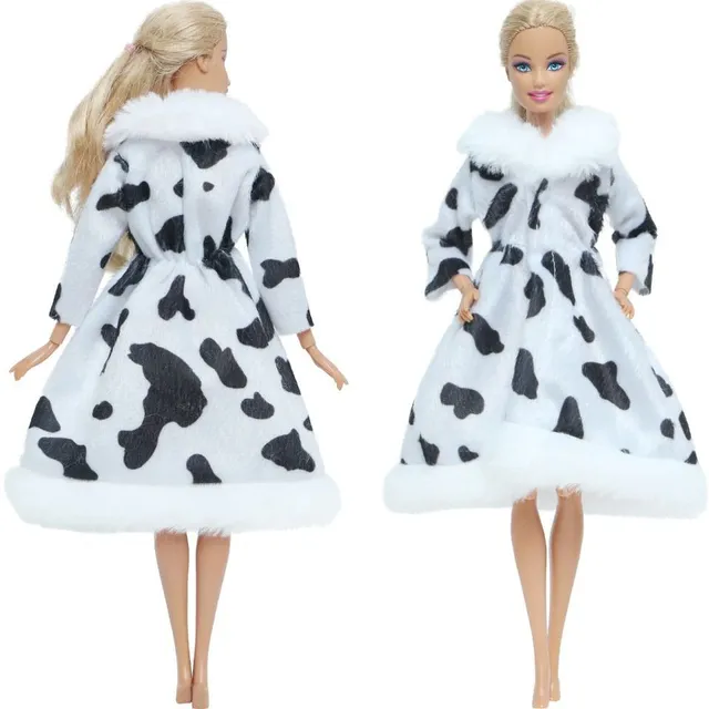 Soft coat for Barbie doll 6