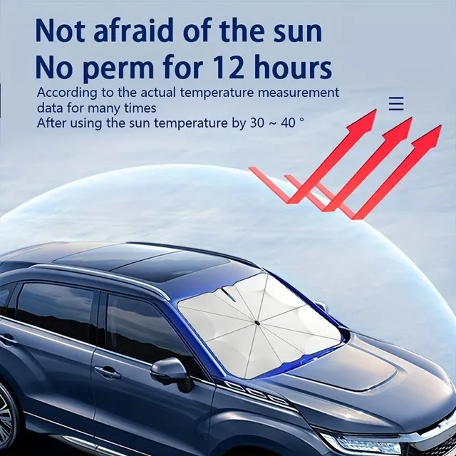 Nový automobilový slnečný clon: Teleskopický slnečný clon pre izoláciu tepla a ochranu pred slnečným žiarením