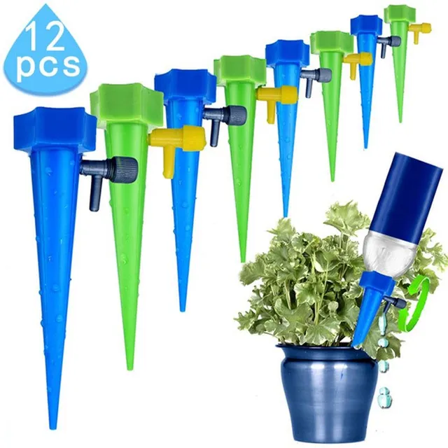Drip irrigation tips for drip irrigation with self-watering 6pcs-blue