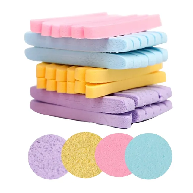 Face cleaning sponge 60 pcs purple houba-na-cisteni-obliceje-60-ks-mix