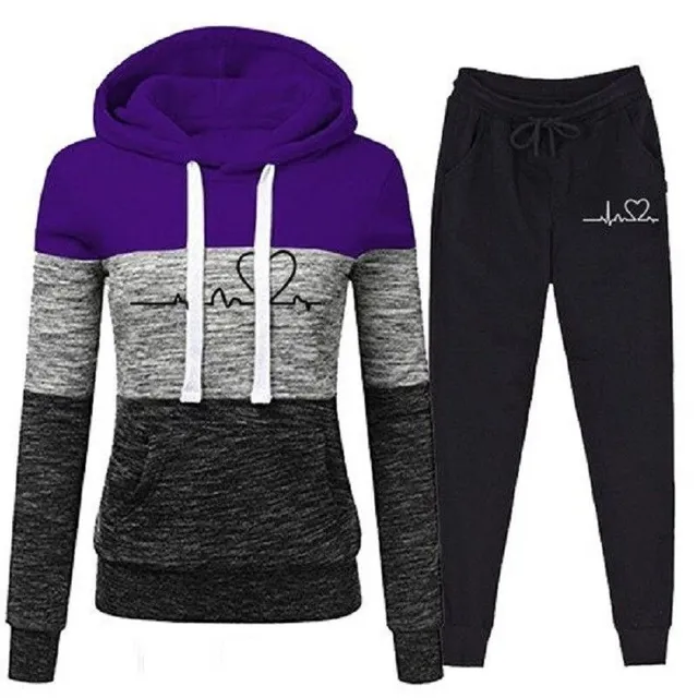 Women's hoodie and sweatpants Bong fialova l